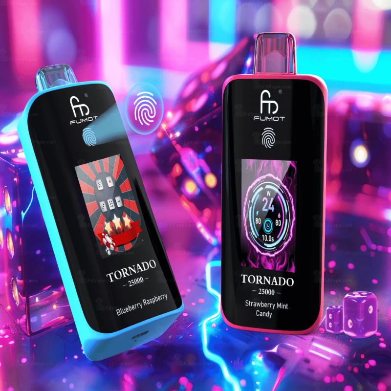 Fumot Tornado 25K – Disposable Vape with Dual-Mesh Coil & LED Display - Image 15
