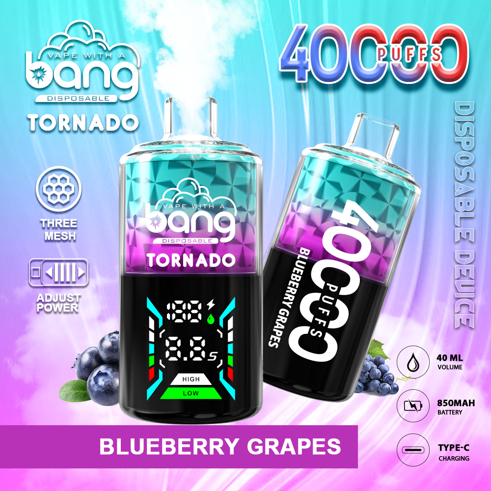 Bang Tornado 40000 40K Puffs Large Smoke LED Display Disposable Vape - Image 23