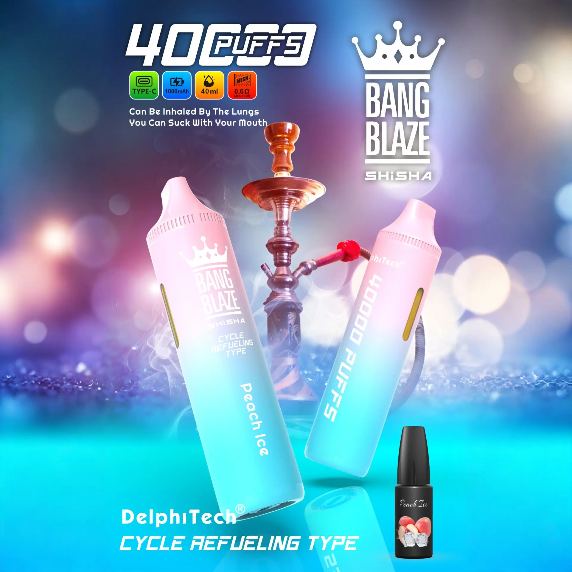 Bang Blaze 40k 40000 Puffs 2% 5% Nicotine Riginal Refillable Oil Vape - Image 14