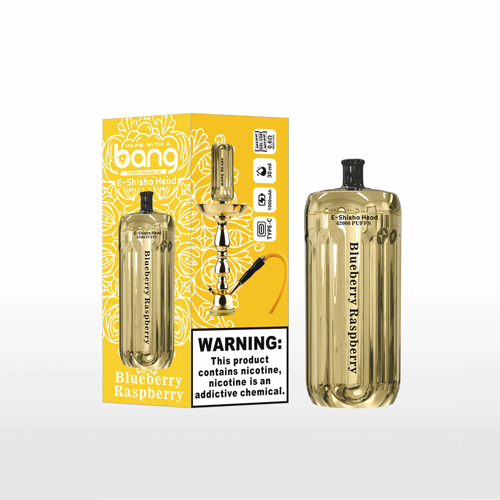 Bang E-Shisha Head 42000 42K Puffs Gold LED Display Disposable Vape - Image 19