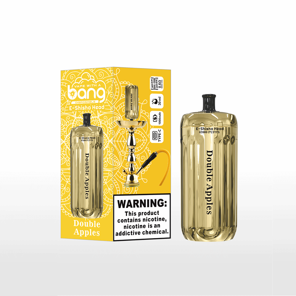 Bang E-Shisha Head 42000 42K Puffs Gold LED Display Disposable Vape - Image 18