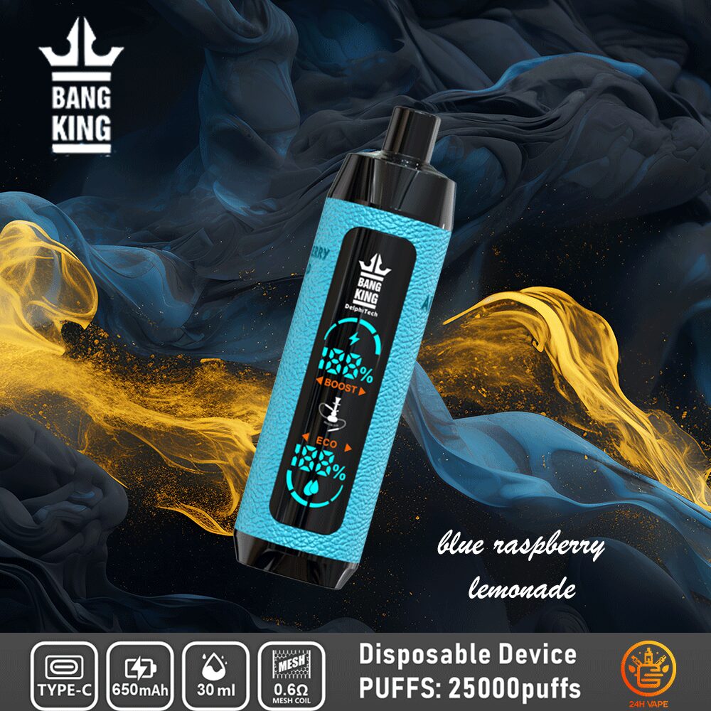 Bang King Shisha 25000 25K Puffs Newest LED Display Leather Disposable Vape Pen - Image 17