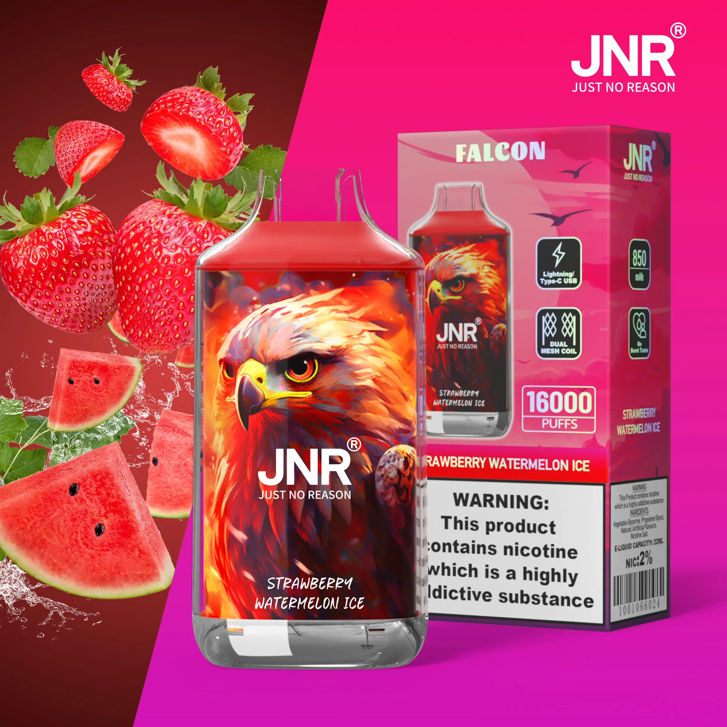 JNR FALON 16000 16K Puffs Original Edition Disposable Vape - Image 14
