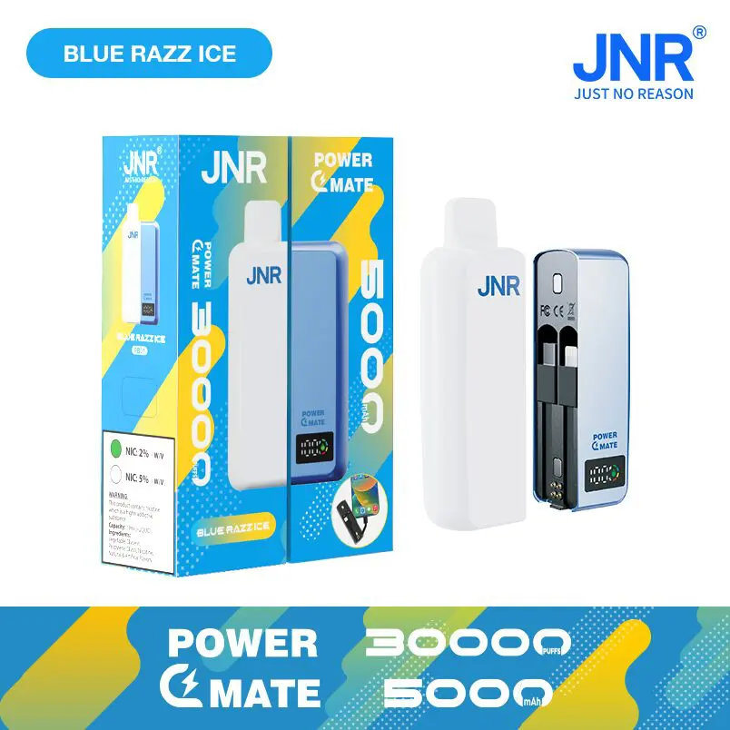 JNR Power Mate 30000 Puffs Smart Screen 5000mAh Power Bank Disposable Vape - Image 5