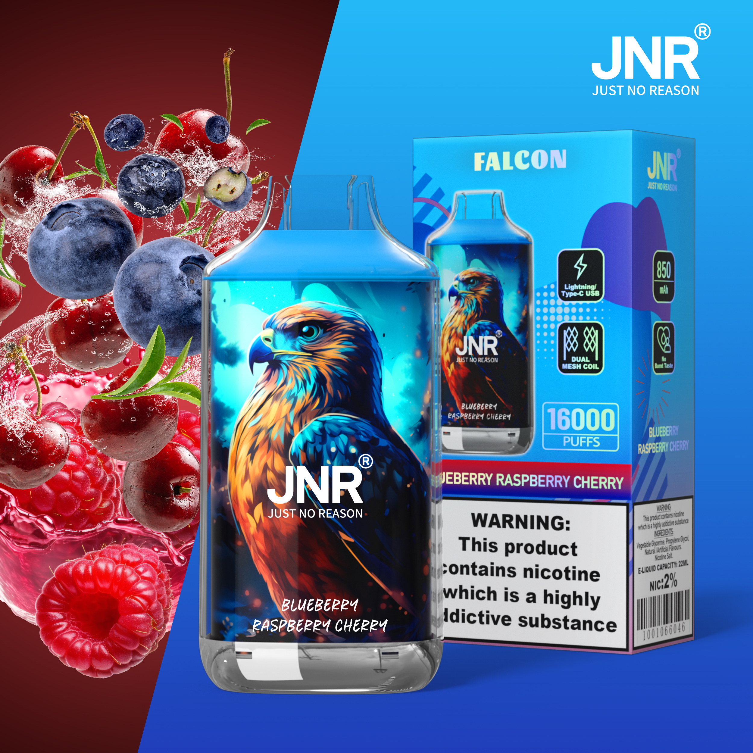 JNR FALON 16000 16K Puffs Original Edition Disposable Vape - Image 57