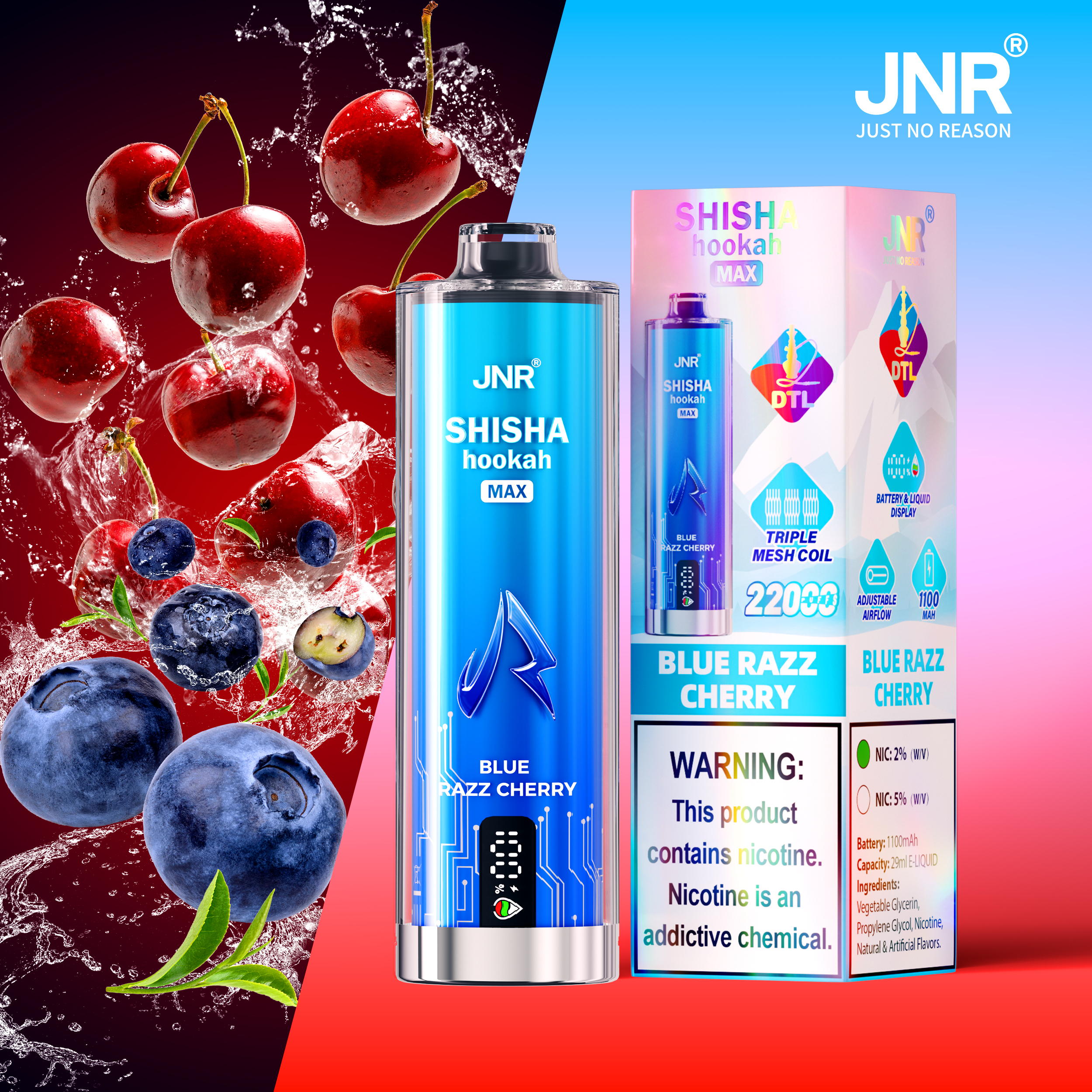 JNR Shisha Max 22000 22K Puffs Original Hookah Edition Disposable Vape Pen - Image 31