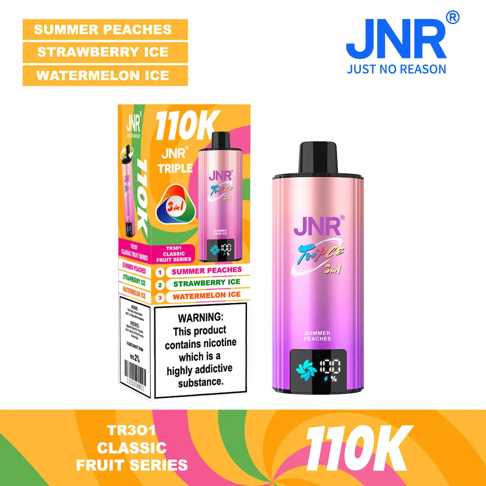 JNR TRIPLE 3-in-1 110000 110K Puffs Disposable Vape - Image 11